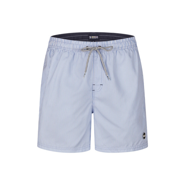 Happy Shorts Heren zwemshort lichtblauw/wit gestreept HS-SW-1148 large