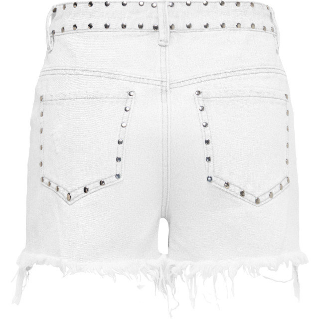 Only Onlpacy hw studded dnm shorts bj white 15231006-177991 large