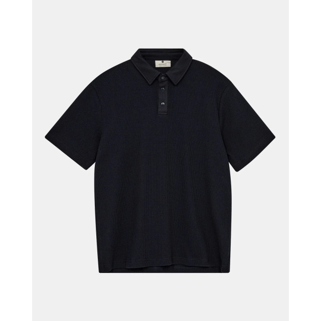 Anerkjendt 901924 akkikki waffle polo tee 3059 sky captain 901924 Akkikki Waffle polo tee 3059 Sky captain large