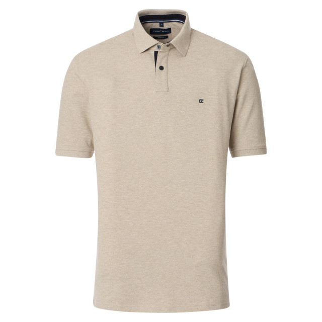 Casamoda Heren polo 004470 668 plaza Polo 004470 668PlazaTaupe large