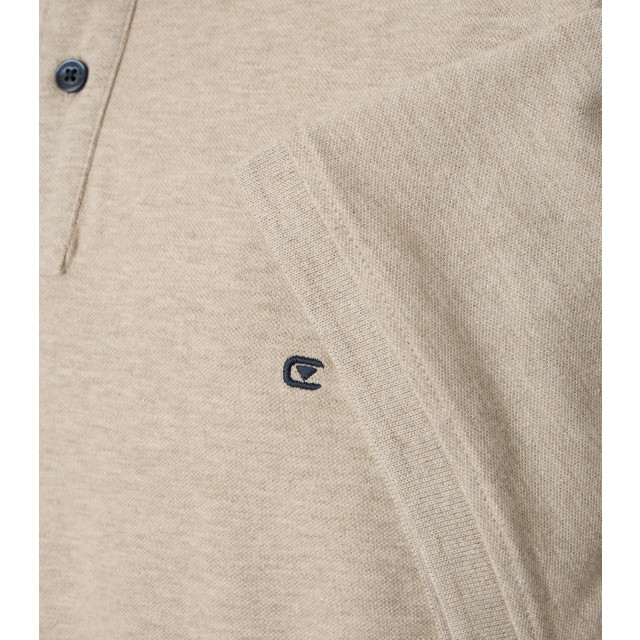 Casamoda Heren polo 004470 668 plaza Polo 004470 668PlazaTaupe large