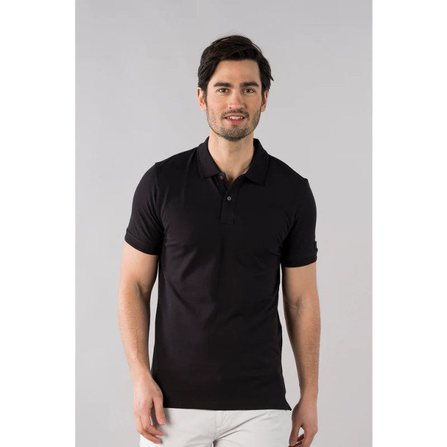 PRESLY & SUN Heren polo denzel black Presley&Sun Polo Denzel Black large