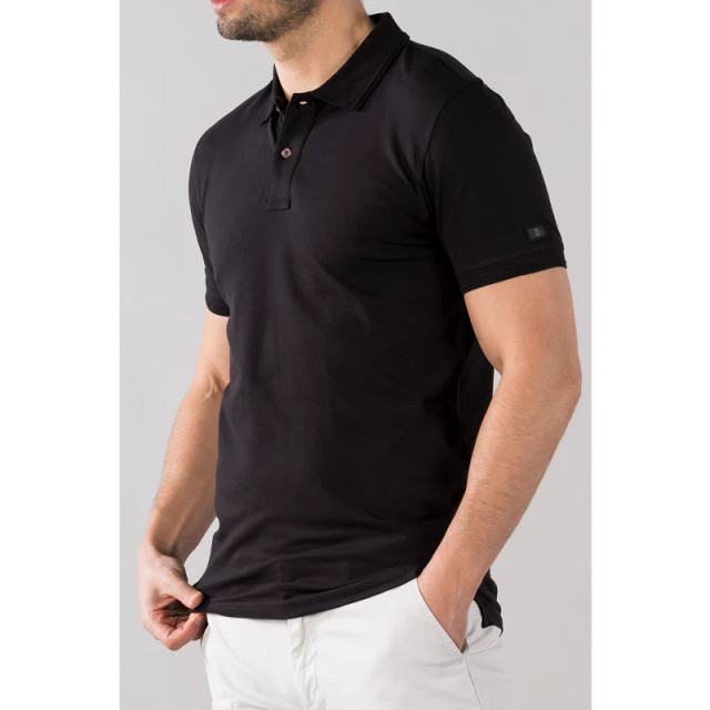 PRESLY & SUN Heren polo denzel black Presley&Sun Polo Denzel Black large