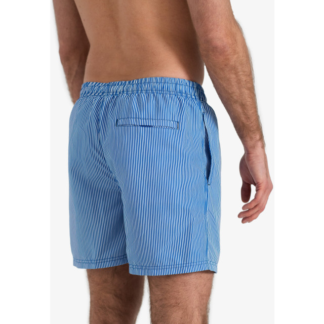 Happy Shorts Heren zwemshort blauw/wit gestreept HS-SW-1170 large