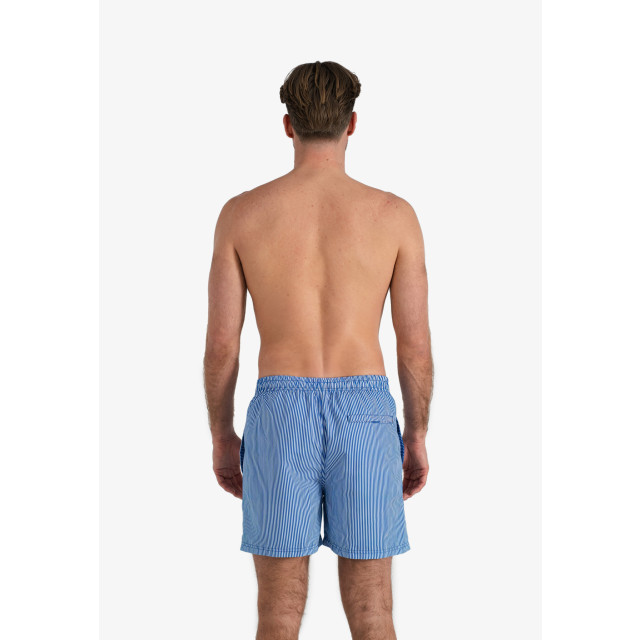 Happy Shorts Heren zwemshort blauw/wit gestreept HS-SW-1170 large