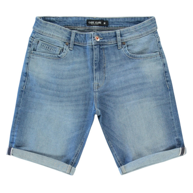 Cars Hunter short bleached used blue denim 5150.35.0001 large