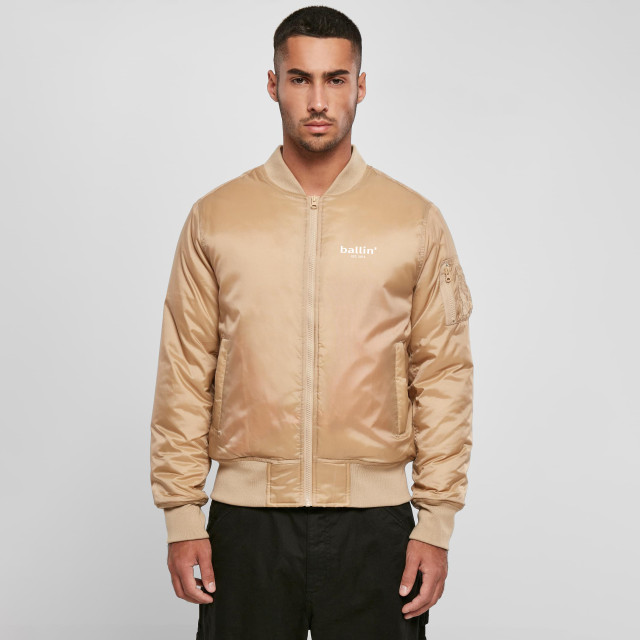 Ballin Est. 2013 Bomber jack BJ-H00051-BEI-5XL large