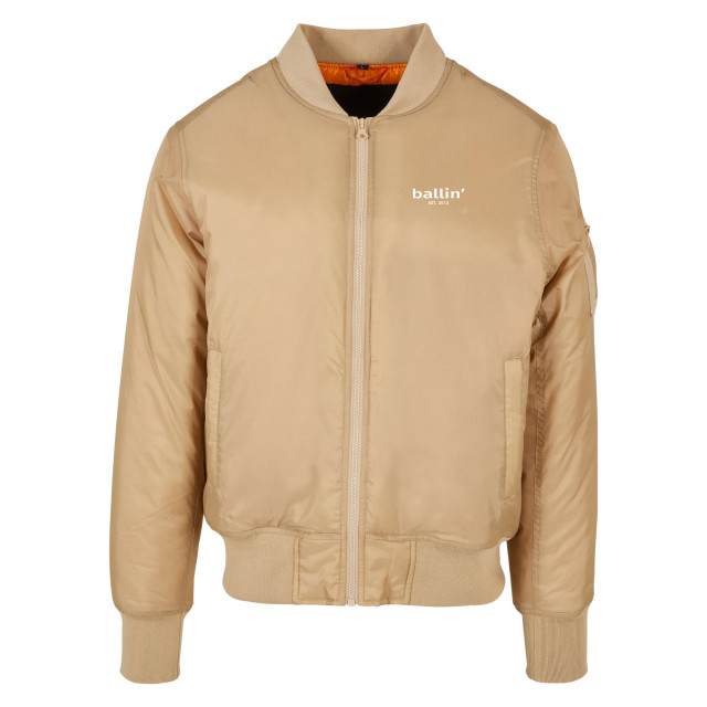 Ballin Est. 2013 Bomber jack BJ-H00051-BEI-5XL large