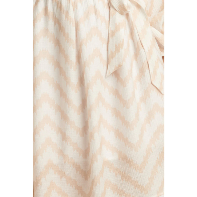 Smashed Lemon 25014 zachtevloeiende 3/4 mouw jurk met zigzag print | 25014-010-720 large Smashed Lemon 25014 zachtevloeiende 3/4 mouw jurk met zigzag print | 25014-010-720 large