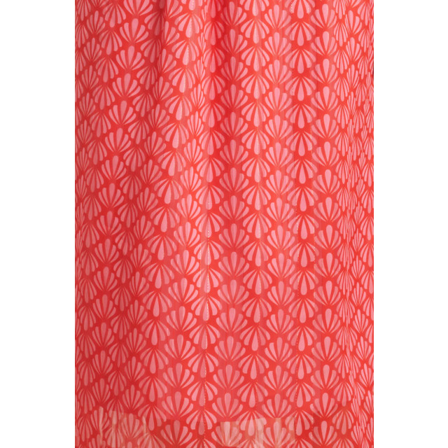 Smashed Lemon 25050 elegante maxi chiffon jurk met schelpprint | 25050-450-420 large
