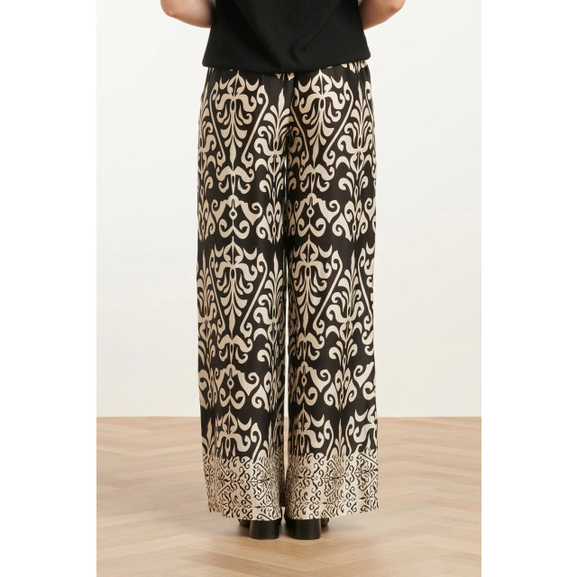 Smashed Lemon 25089 e te satijnen ornamentele geprinte broek | 8720331324881 large