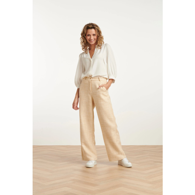 Smashed Lemon 25114 tweed zomerbroek | 8720331328520 large