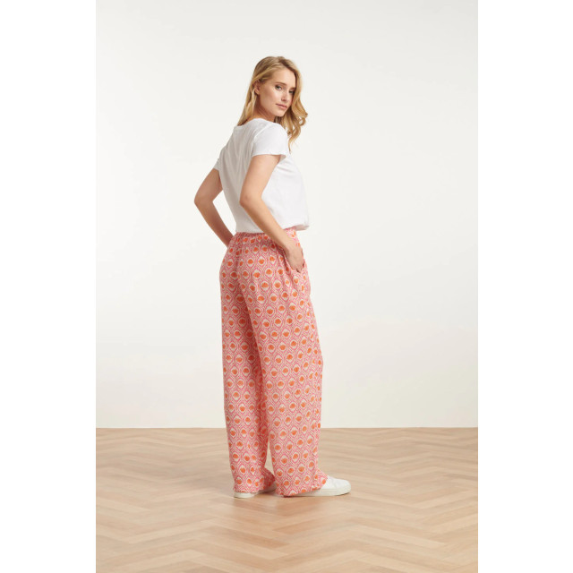 Smashed Lemon 25231 te katoenen t-shirt met tres chic opdrukperzik | 8720331343431 large