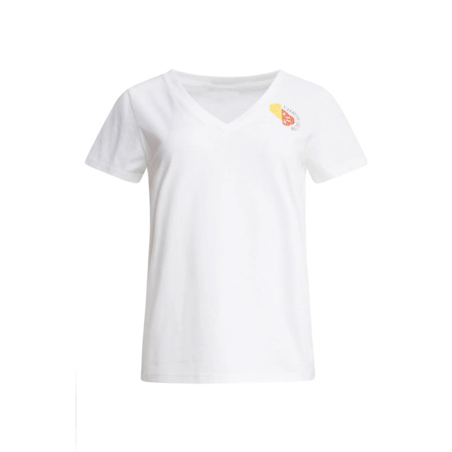 Smashed Lemon 25227 te katoenen t-shirt met citrus glow print | 8720331343110 large