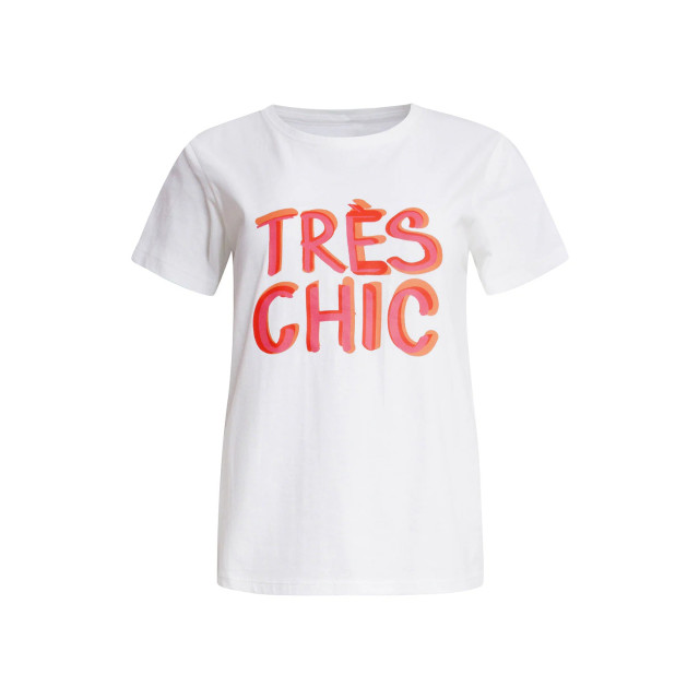 Smashed Lemon 25231 te katoenen t-shirt met tres chic opdrukperzik | 8720331343431 large