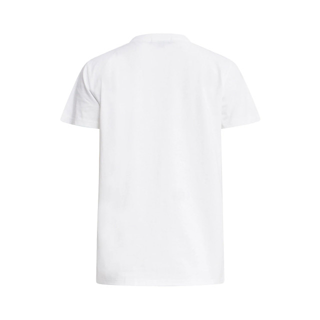 Smashed Lemon 25226 te katoenen t-shirt met borduursel van cobalt bloemen | 8720331343035 large