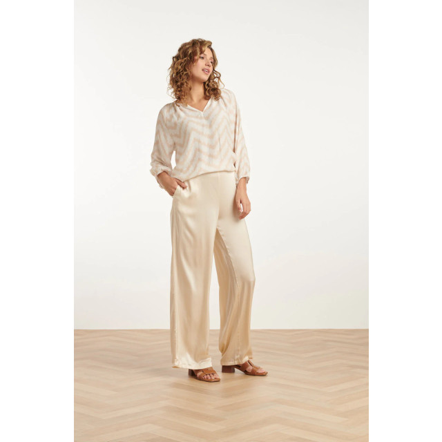 Smashed Lemon 25211 wijd satijnen broek | 8720331341253 large