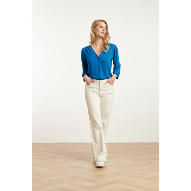 Smashed Lemon 25207 witte denim straight jeans 8720331340379 large