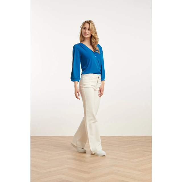 Smashed Lemon 25207 witte denim straight jeans 8720331340379 large