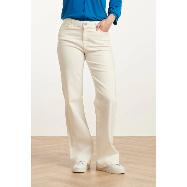 Smashed Lemon 25207 witte denim straight jeans 8720331340379 large