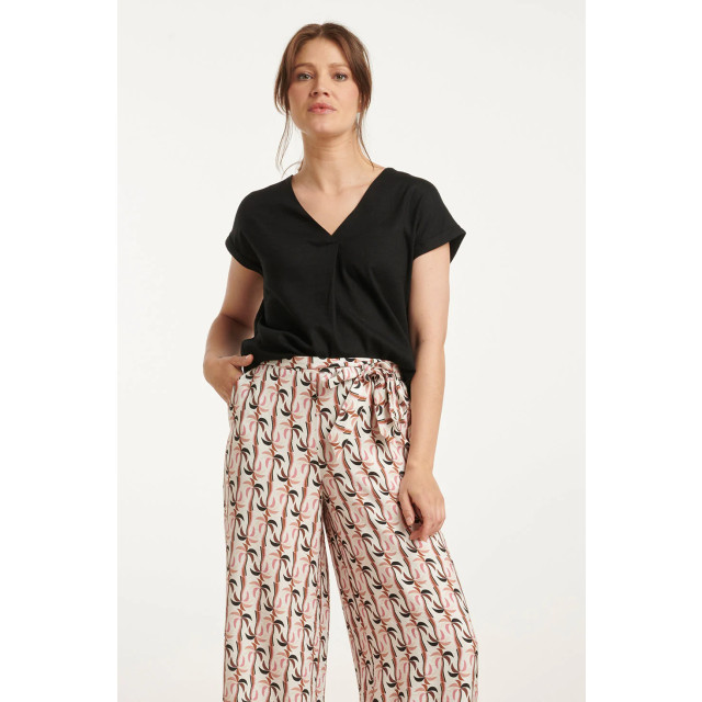 Smashed Lemon 25148 e linnen top met v-hals | 8720331333081 large