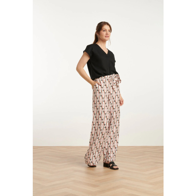 Smashed Lemon 25148 e linnen top met v-hals | 8720331333081 large