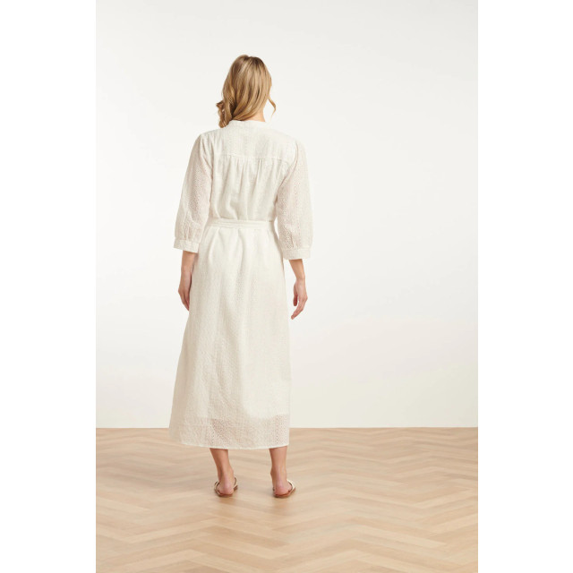 Smashed Lemon 25146 witte midi broderie anglaise jurk met 8720331332541 large