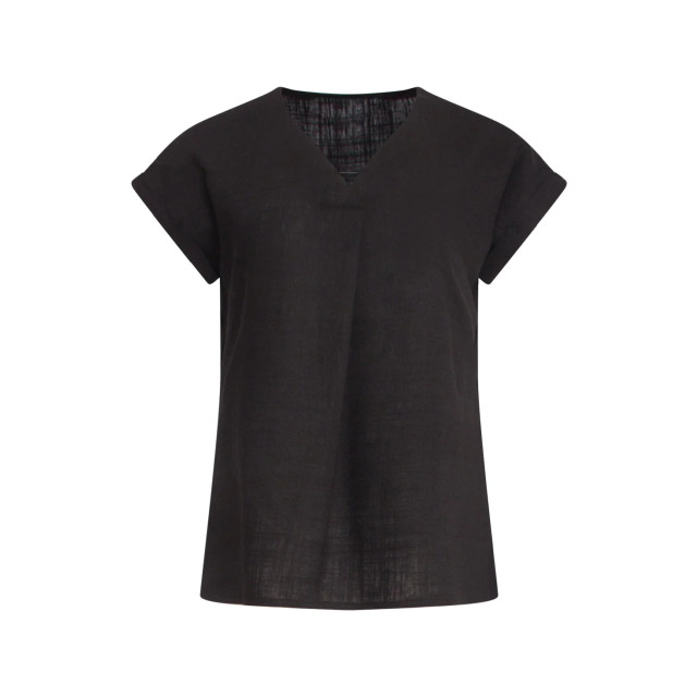 Smashed Lemon 25148 e linnen top met v-hals | 8720331333081 large