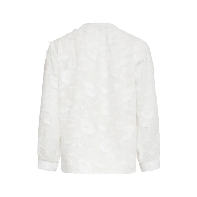 Smashed Lemon 25138 witte 3d bloemenblouse 25138-000-L large
