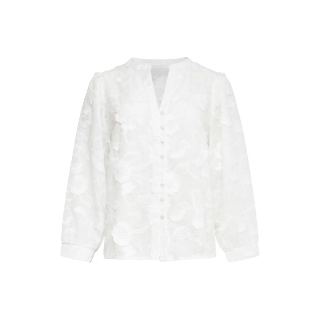Smashed Lemon 25138 witte 3d bloemenblouse 25138-000-L large
