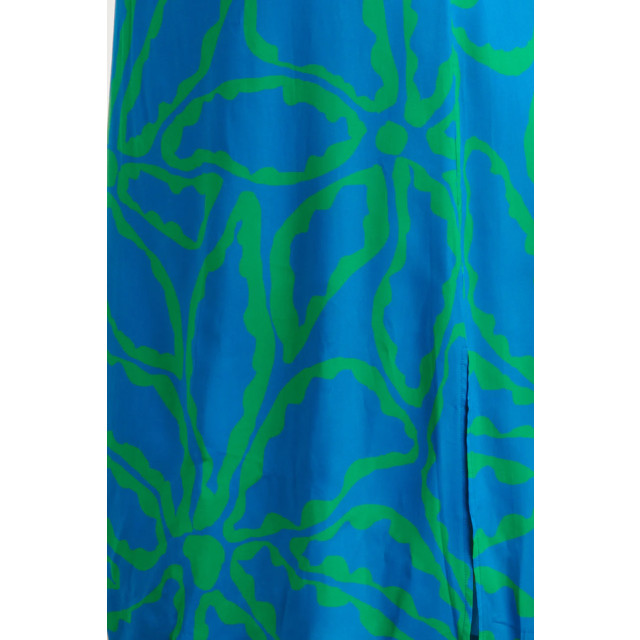 Smashed Lemon 25068 maxi jurk met grafische bloemenprintfelgras | 25068-650-530 large Smashed Lemon 25068 maxi jurk met grafische bloemenprintfelgras | 25068-650-530 large