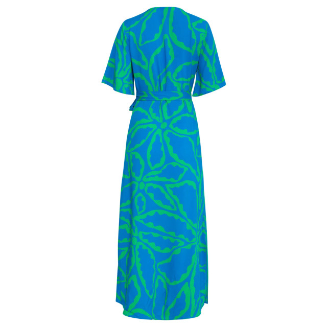 Smashed Lemon 25068 maxi jurk met grafische bloemenprintfelgras | 25068-650-530 large Smashed Lemon 25068 maxi jurk met grafische bloemenprintfelgras | 25068-650-530 large