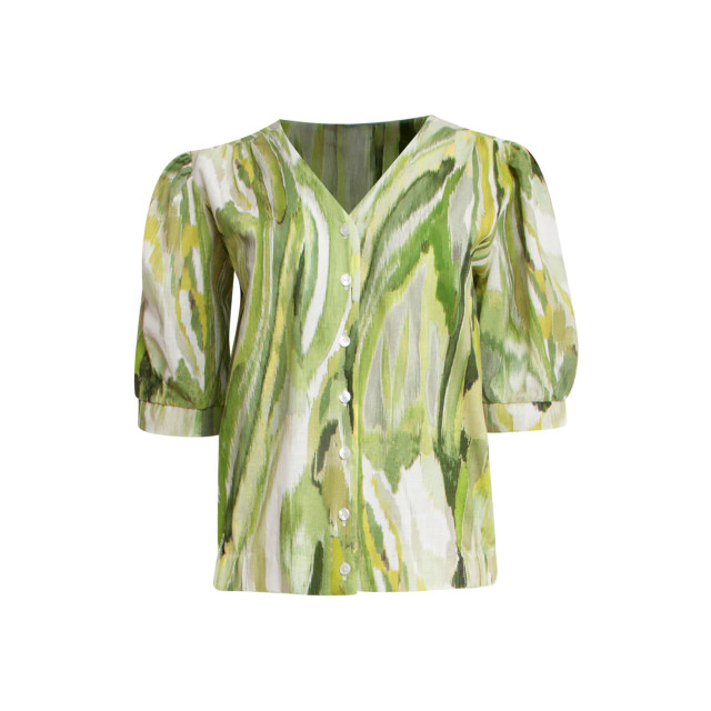 Smashed Lemon 25166 multicolour abstract print top | 25166-500-998 large