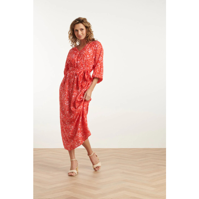 Smashed Lemon 25185 baby bloemenprint maxi jurk | 8720331337904 large