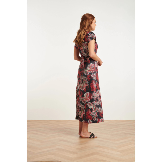 Smashed Lemon 24421 zomerjurk met bladprint stretchlicht aansluitend 24421-998-L large