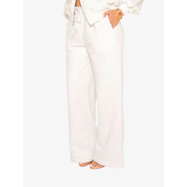 LA Sisters Dames joggingbroek essential straight leg grey ESSENTIAL-STRAIGHT-LEG-SWEATPANTS-GREY large