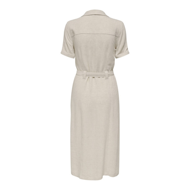 Only Onlsiesta ss linen bl shirt dress p zand 4429.04.0004 large