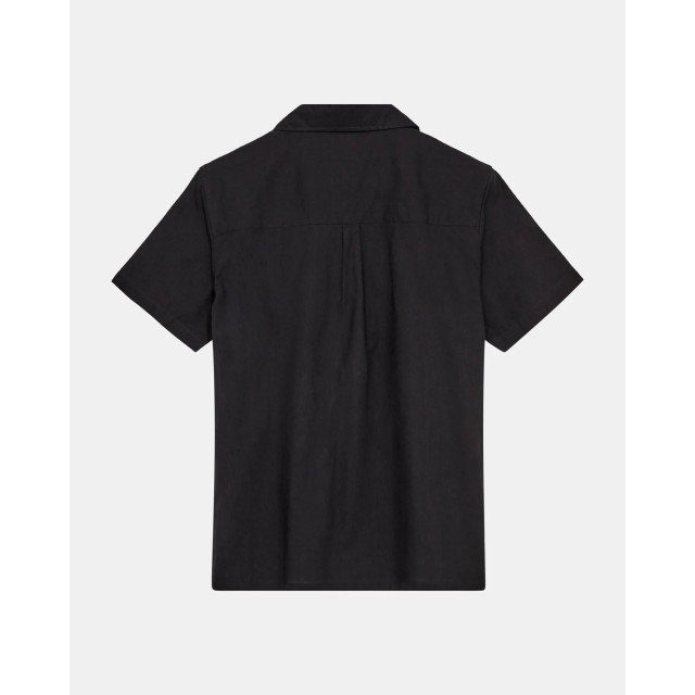 Anerkjendt 901934 akled s/s cot/linen shirt 0000 caviar 901934 large
