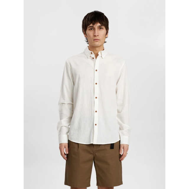 Anerkjendt 901935 akleif l/s cot/linen shirt 9503 tofu 901935 large