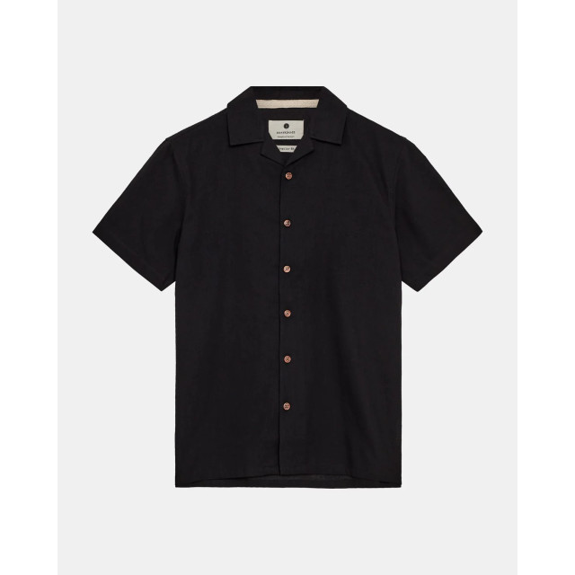 Anerkjendt 901934 akled s/s cot/linen shirt 0000 caviar 901934 large