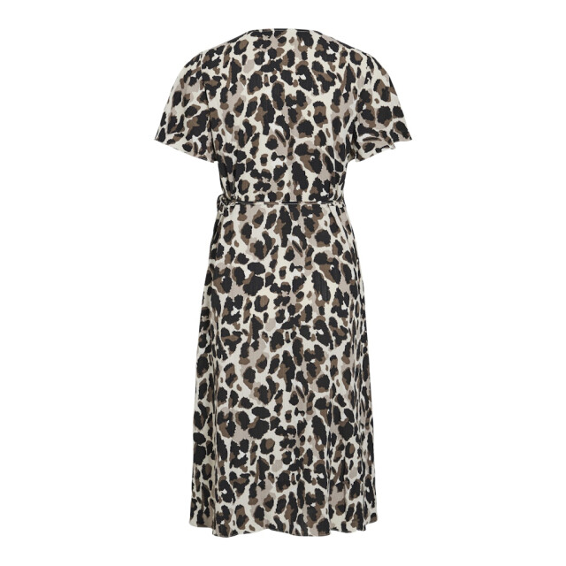 Vila Vilovie ss wrap midi dress ecru dessin 4429.08.0003 large Vila Vilovie ss wrap midi dress ecru dessin 4429.08.0003 large