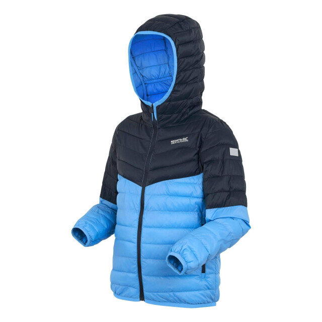 Regatta Childrens/kids hillpack iii hooded jacket UTRG11885_elysiumbluenavy large