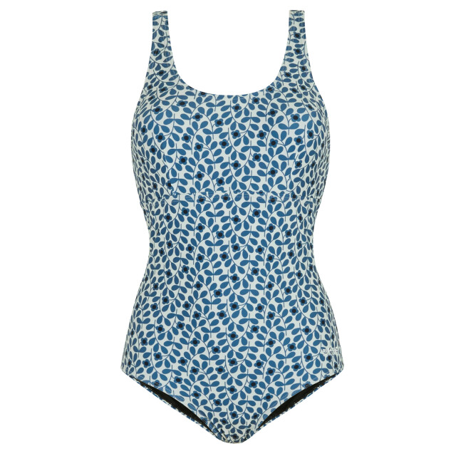 Regatta Dames orla kiely jasmine bloem eèndelig zwempak UTRG11699_blue large