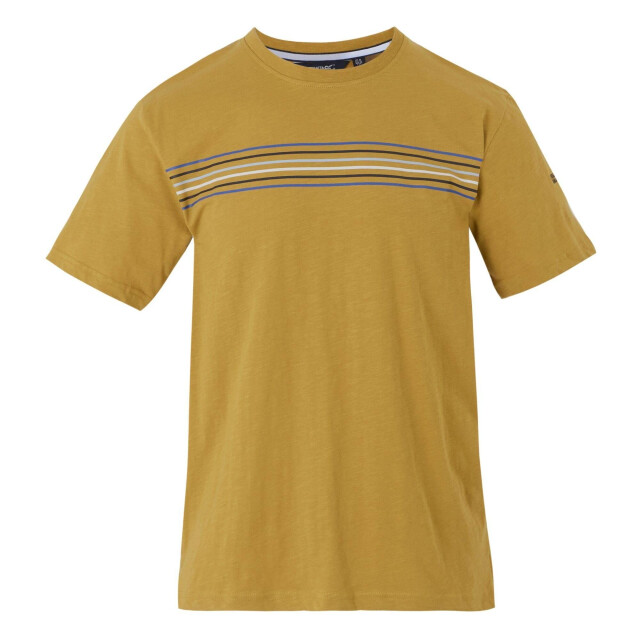 Regatta Heren ravia t-shirt UTRG11732_mustard large