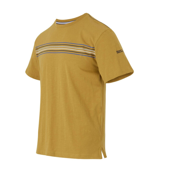 Regatta Heren ravia t-shirt UTRG11732_mustard large