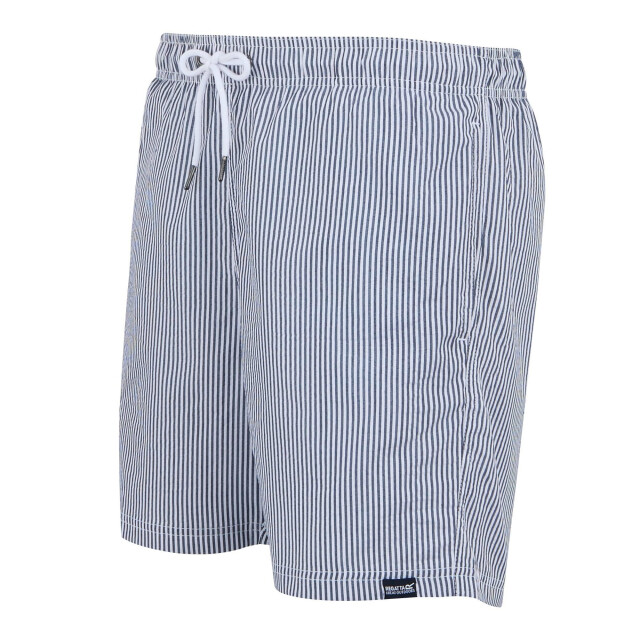Regatta Heren loras stripe seersucker zwemshort UTRG11770_navy large