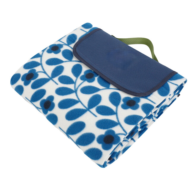 Regatta Orla kiely picknickdeken jasmijnbloem UTRG11697_blue large