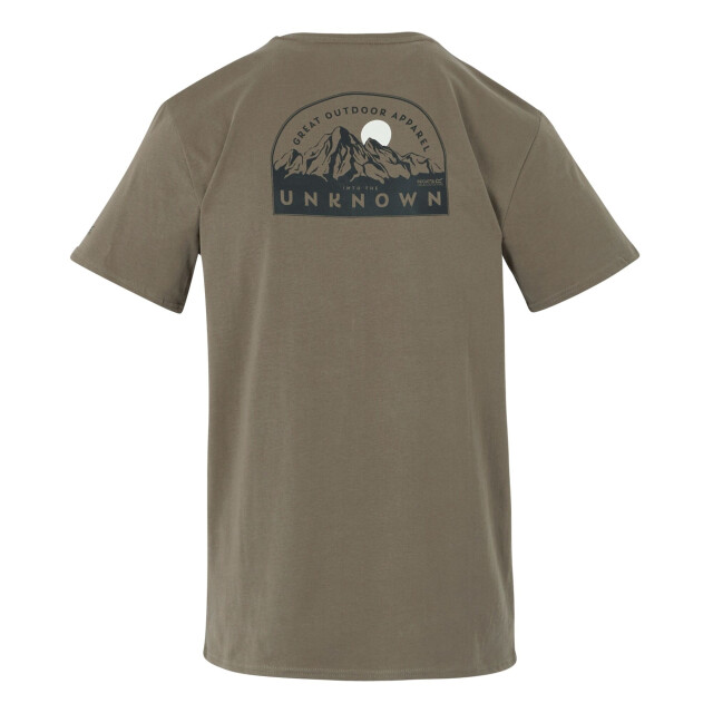 Regatta Heren breezed rug t-shirt met opdruk UTRG11634_treetop large