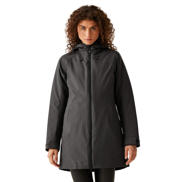 Regatta Dames denbury v 3 in 1 waterdichte jas UTRG11284_ashblack large