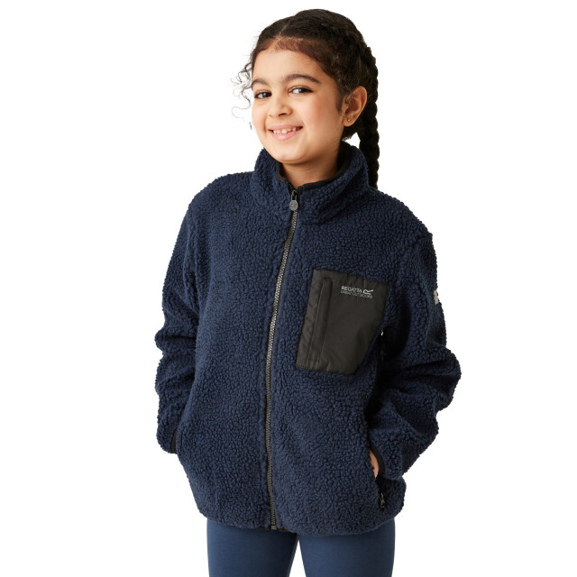 Regatta Kinder/kids frankie full zip fleecejack UTRG10917_navy large